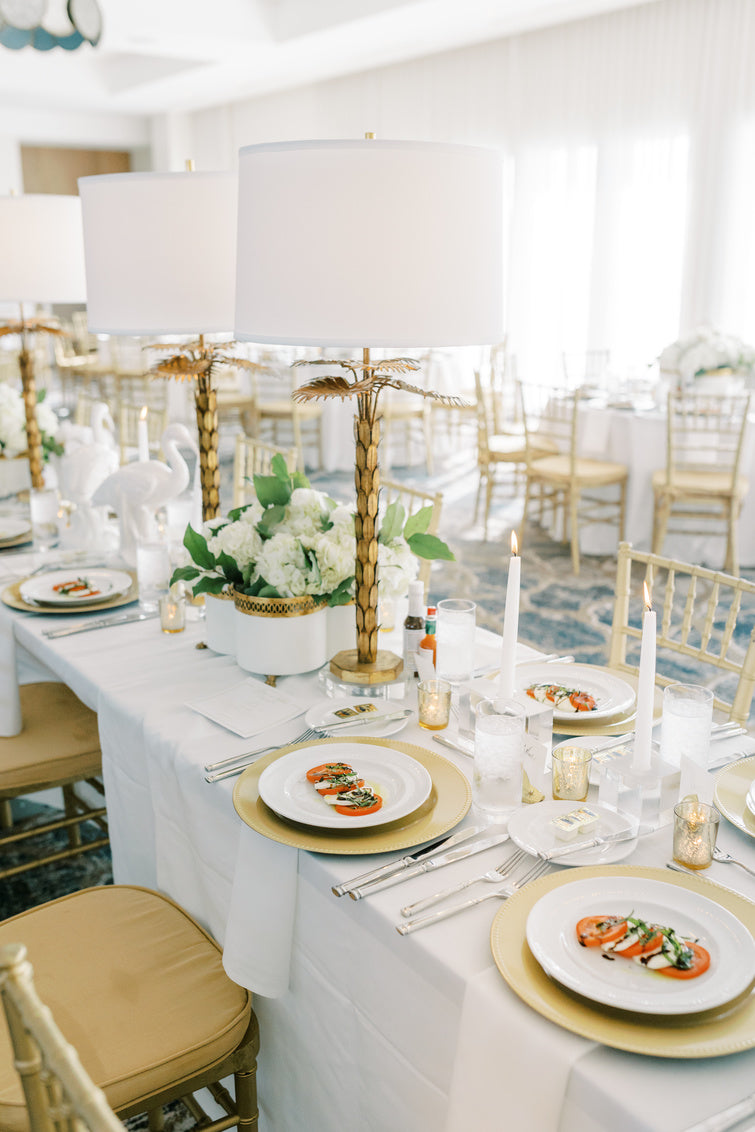 Wildwood - Palm Island Lamp - Gold