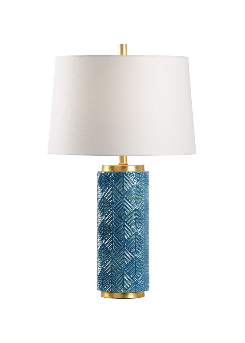 Wildwood Mountain Pine Lamp Denim