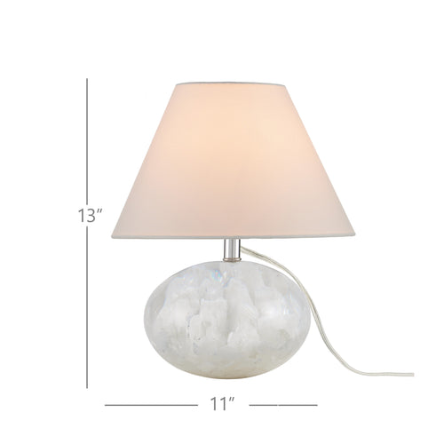 Currey & Company Odette White Table Lamp