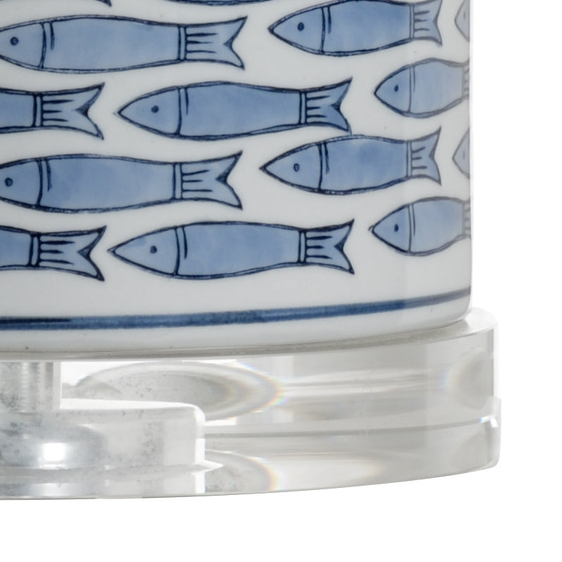Wildwood Fish Tail Lamp Blue