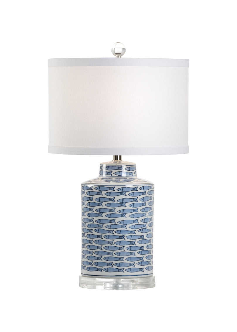 Wildwood Fish Tail Lamp Blue