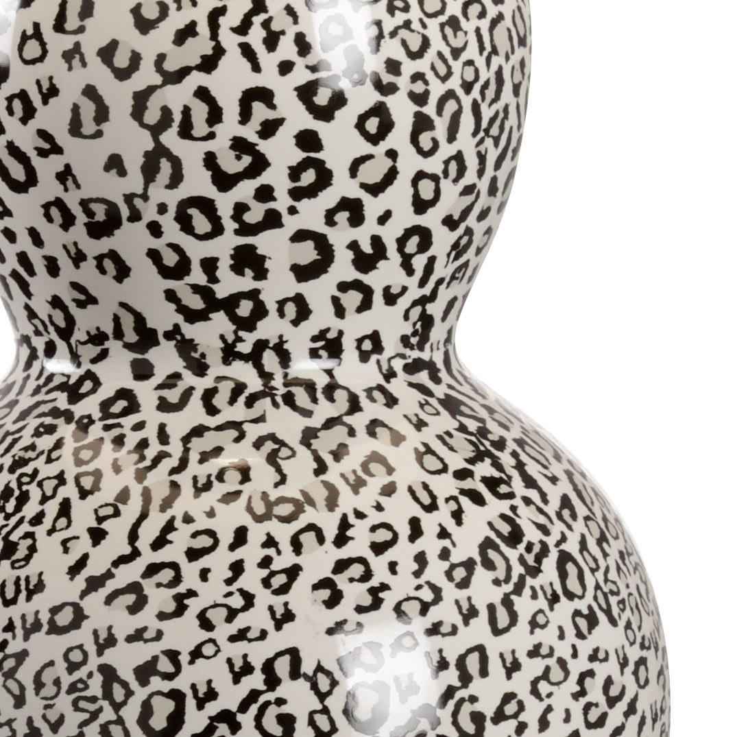 Wildwood - Snow Leopard Lamp - Gray