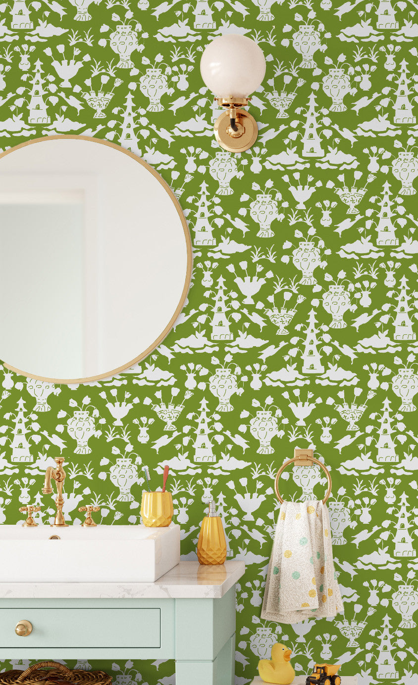 Dana Gibson Tulipiere Wallpaper