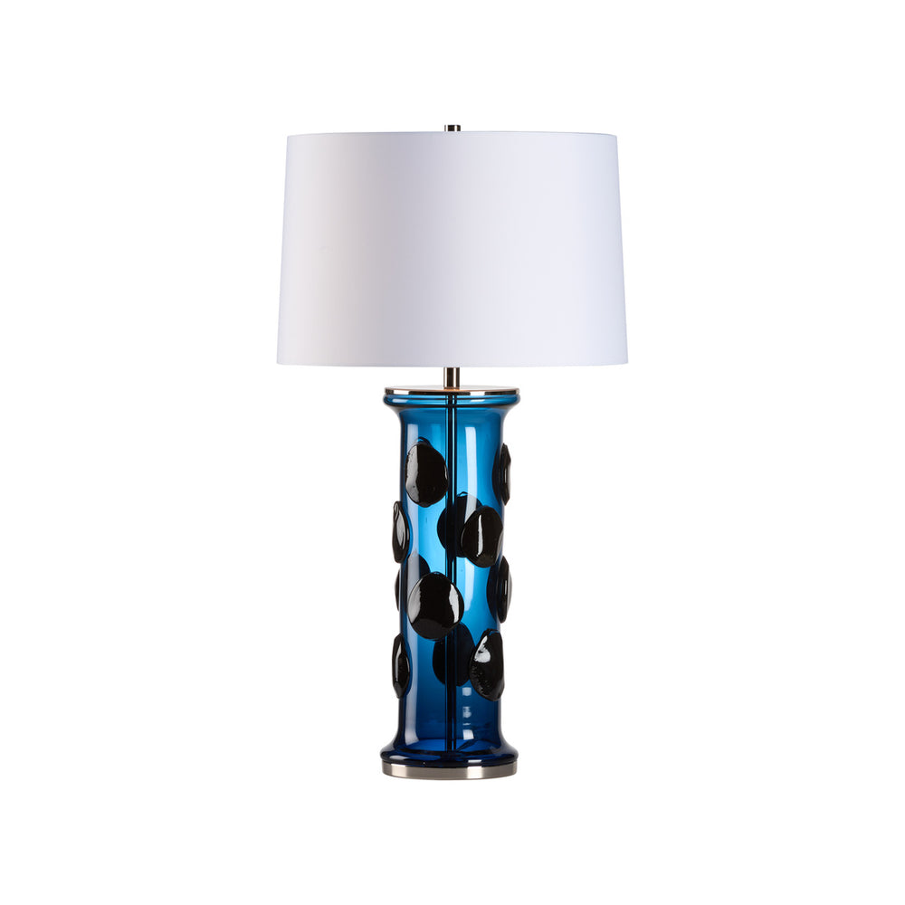 Wildwood Dante Table Lamp Blue Avio