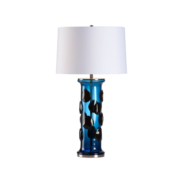 Wildwood Dante Table Lamp Blue Avio