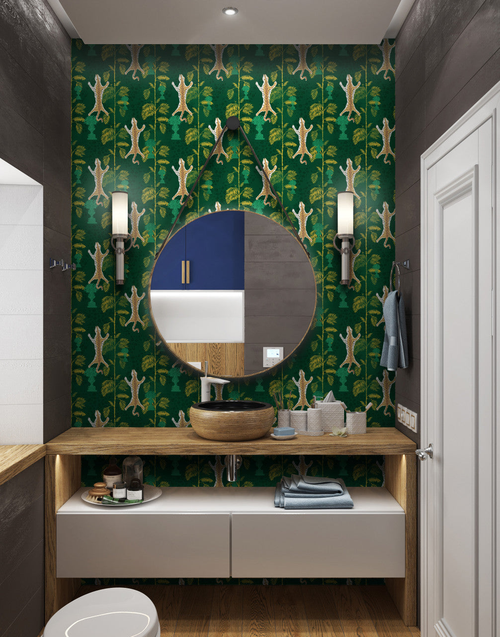 Dana Gibson Palm Royale Wallpaper