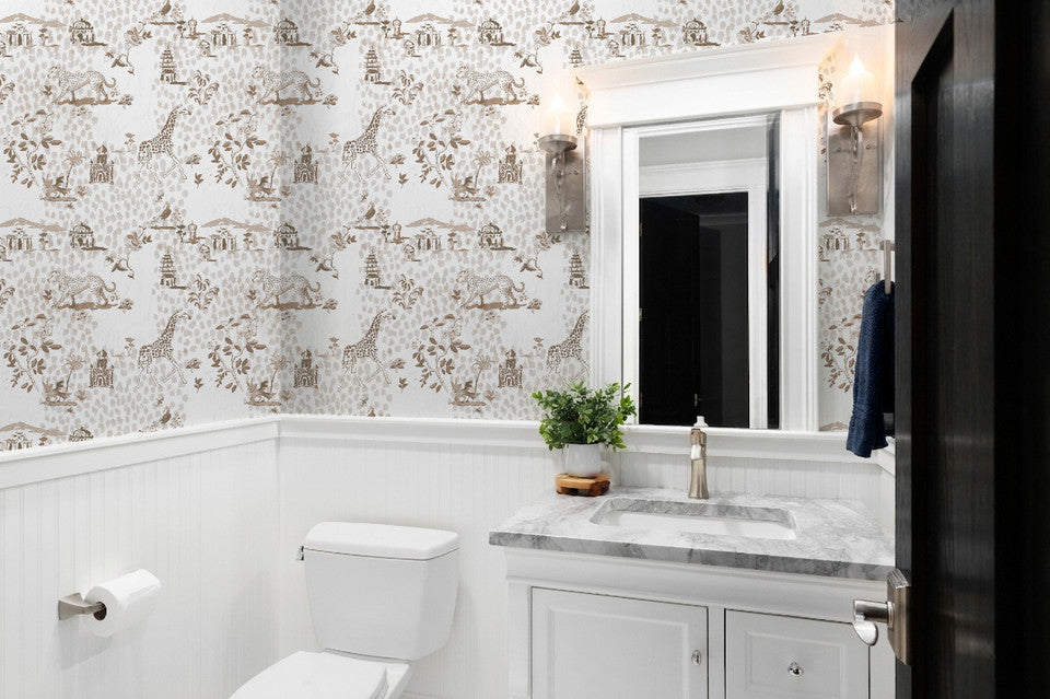 Dana Gibson Safari Toile Wallpaper