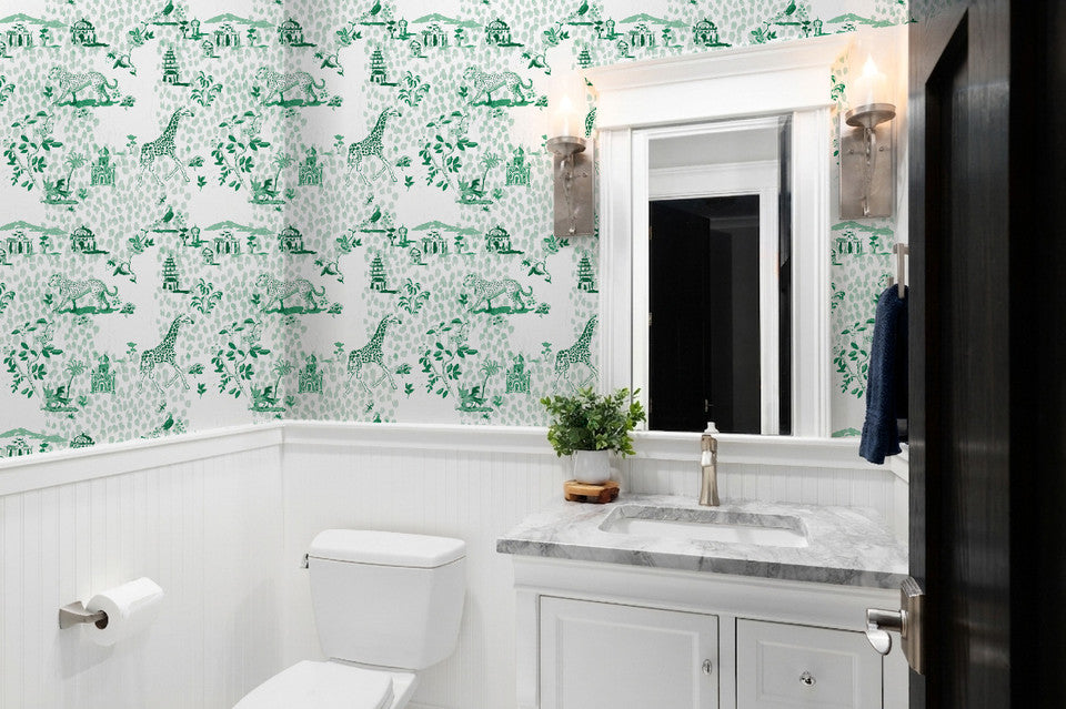 Dana Gibson Safari Toile Wallpaper