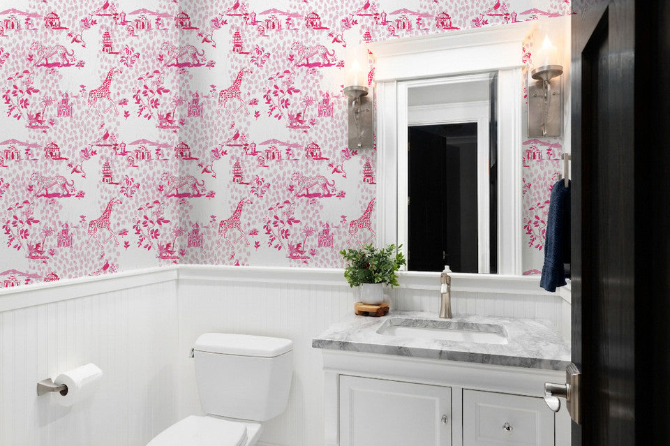 Dana Gibson Safari Toile Wallpaper