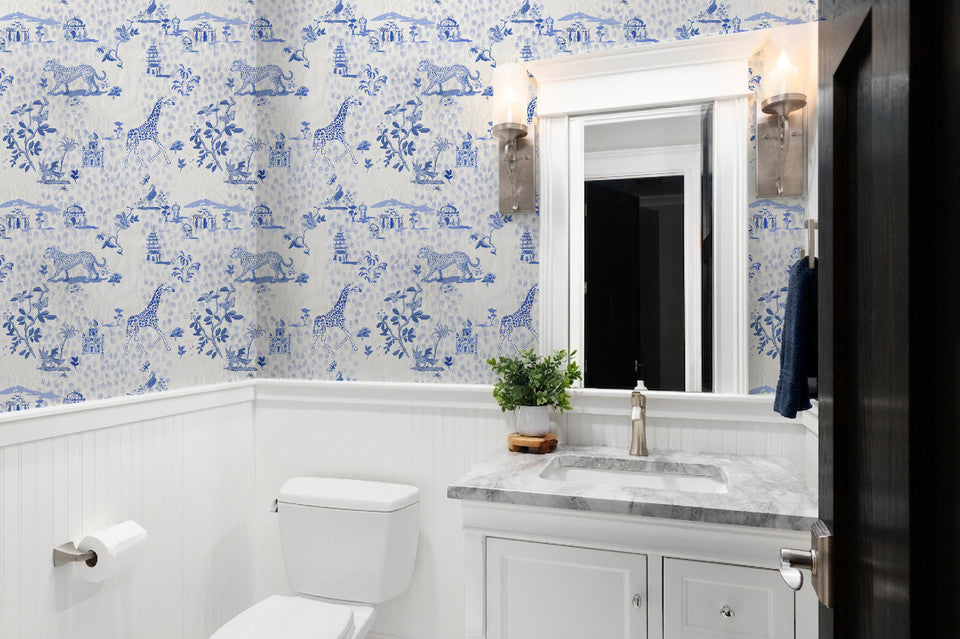 Dana Gibson Safari Toile Wallpaper