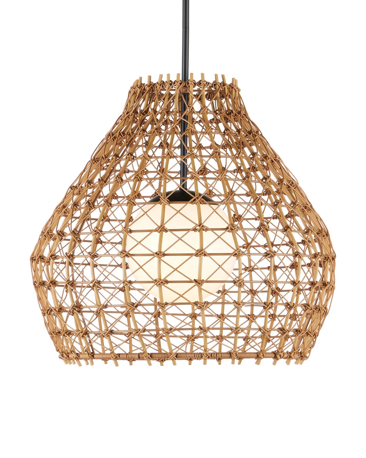 Currey & Company 21" Bly Outdoor 1 Light Pendant