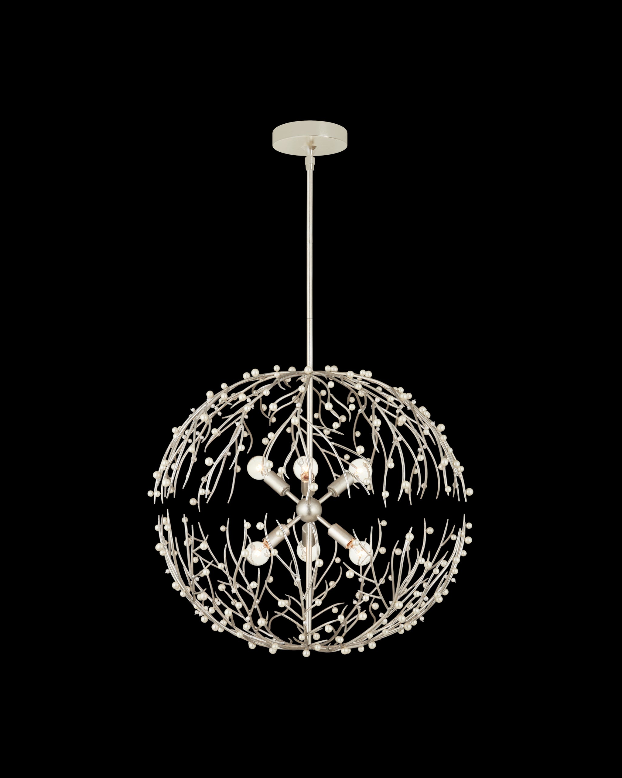Currey & Company Shinju Pearl Orb Chandelier