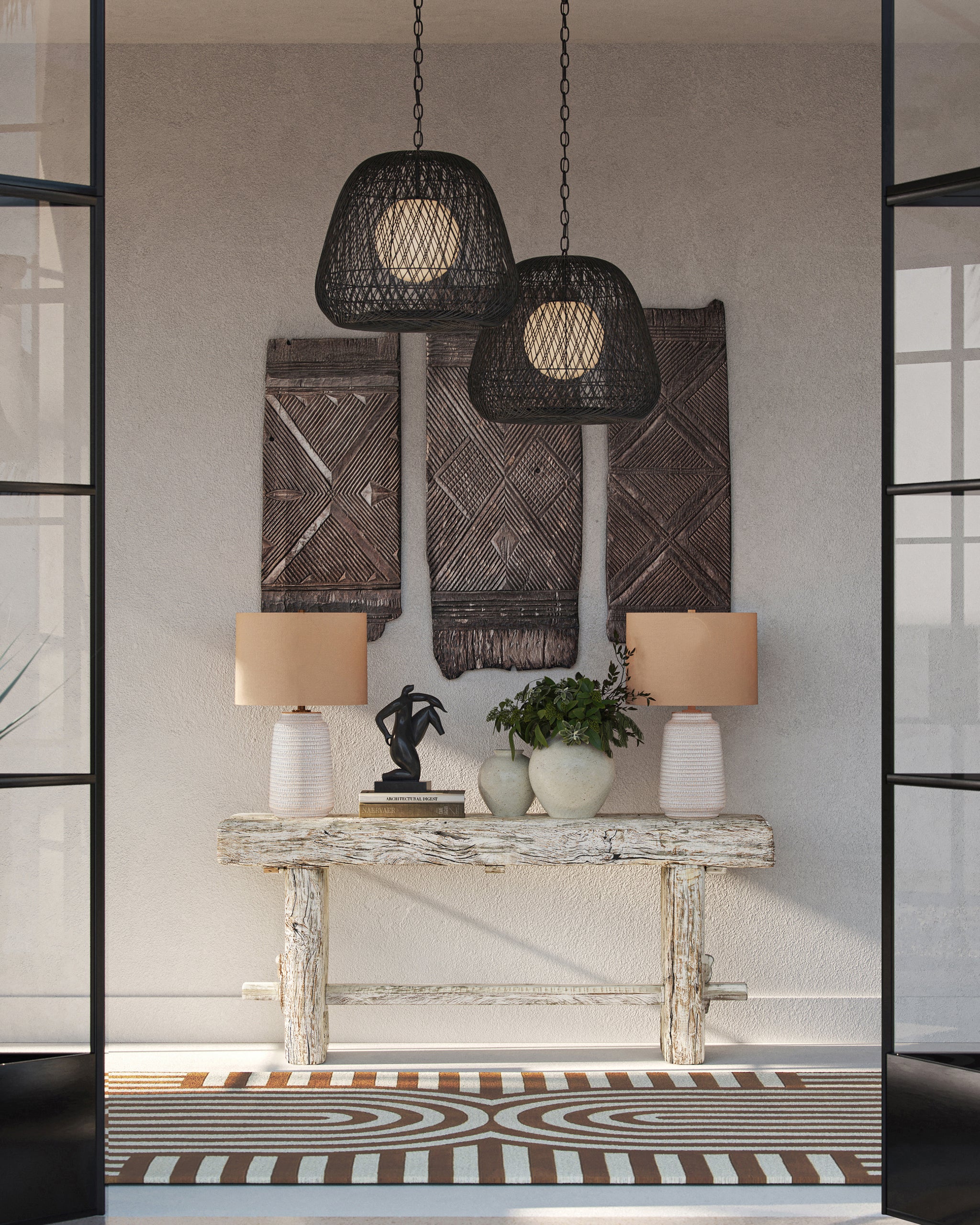 Currey & Company Holland Console Table