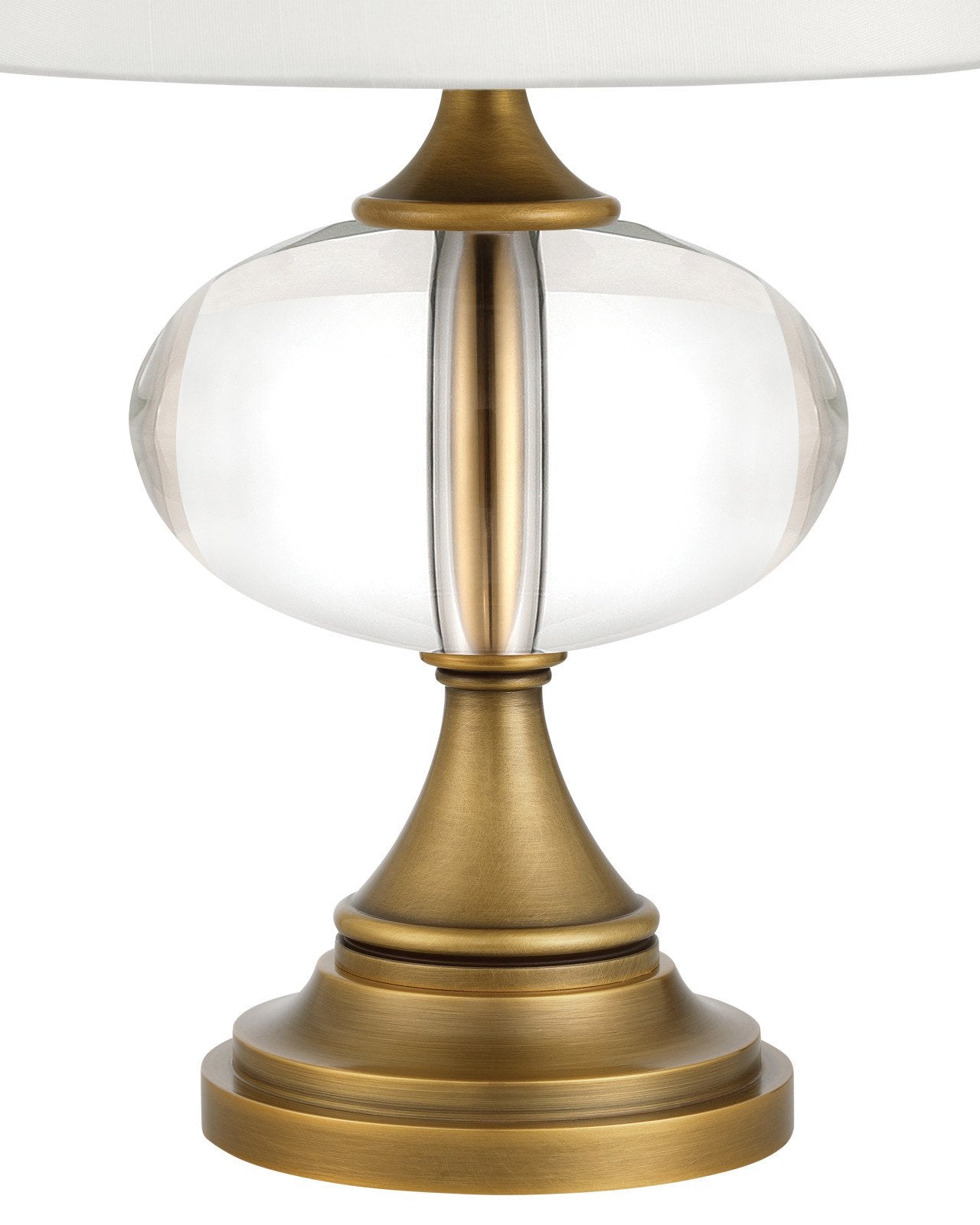 Currey & Company Sashay Brass Cordless Table Lamp