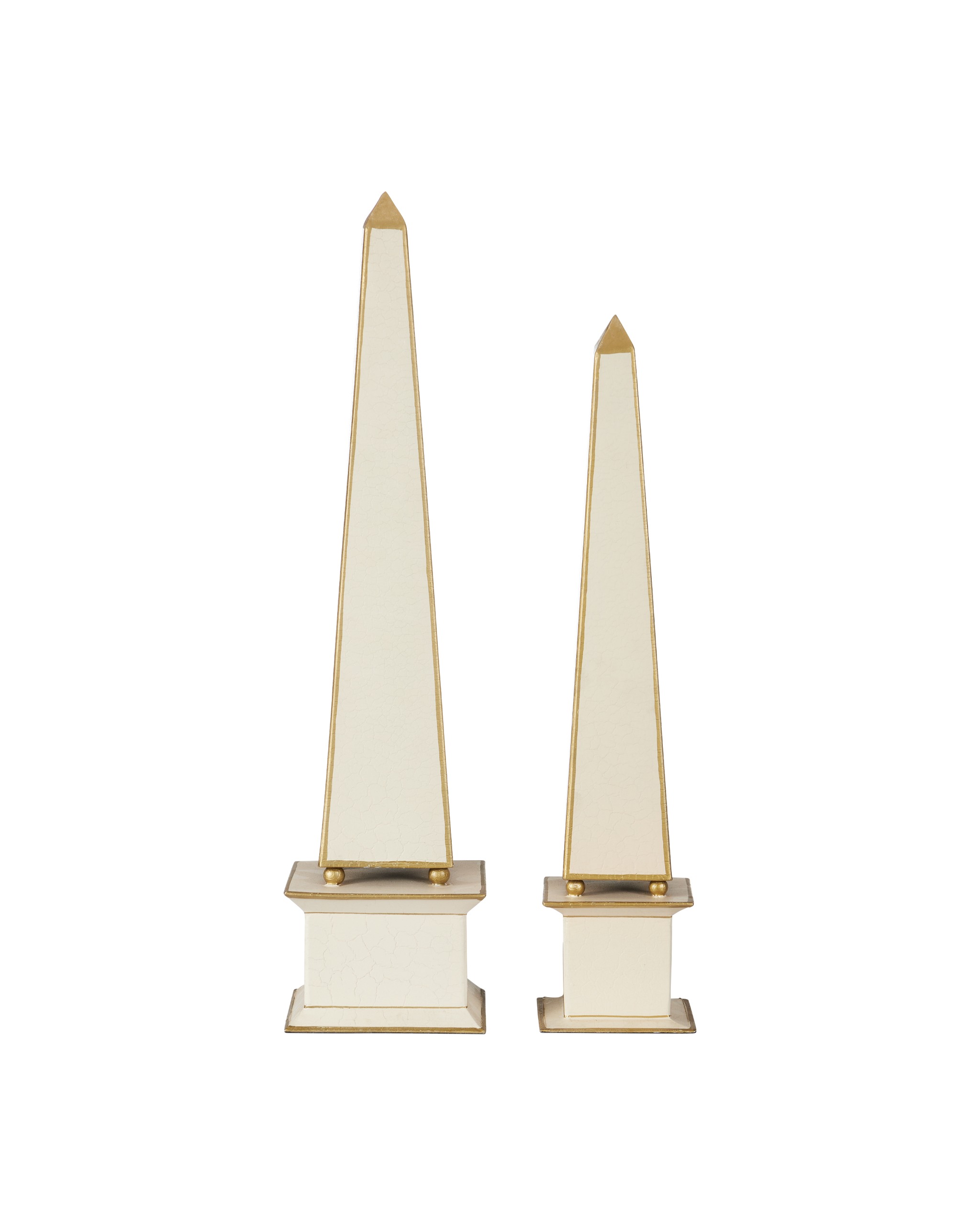 Currey & Company Daphne Obelisk Set Of 2