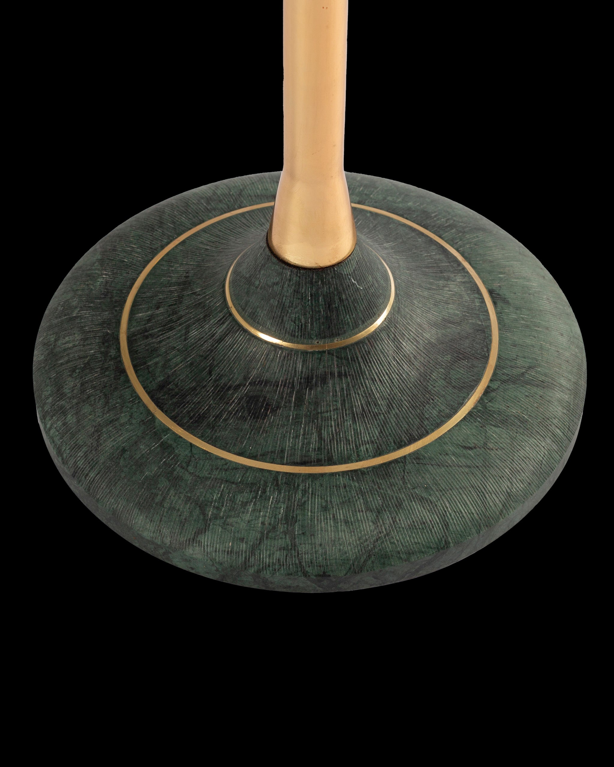 Currey & Company Roselle Stone Inlay Accent Table