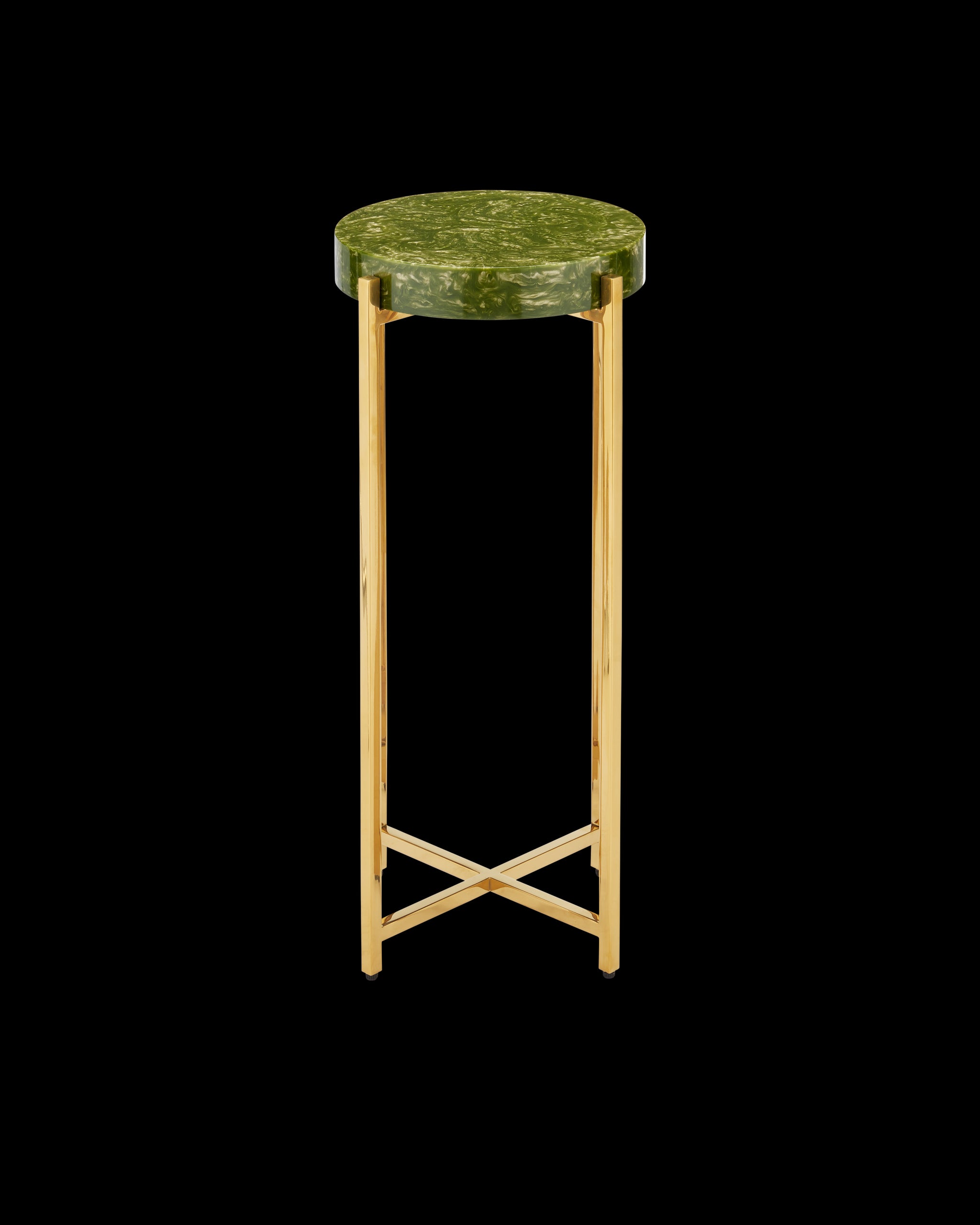 Currey & Company Rina Green Drinks Table