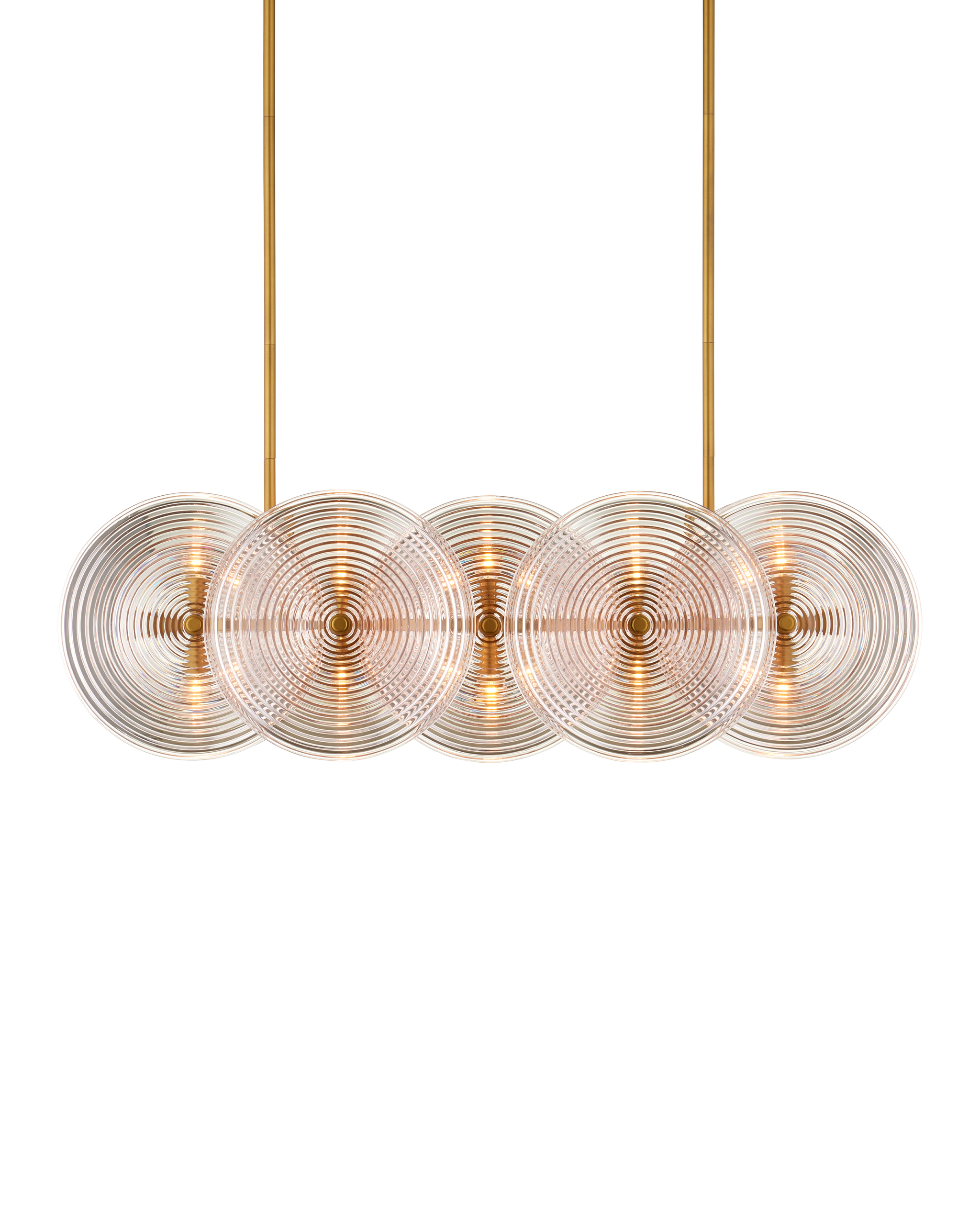 Currey & Company Whirlwind Rectangular Chandelier