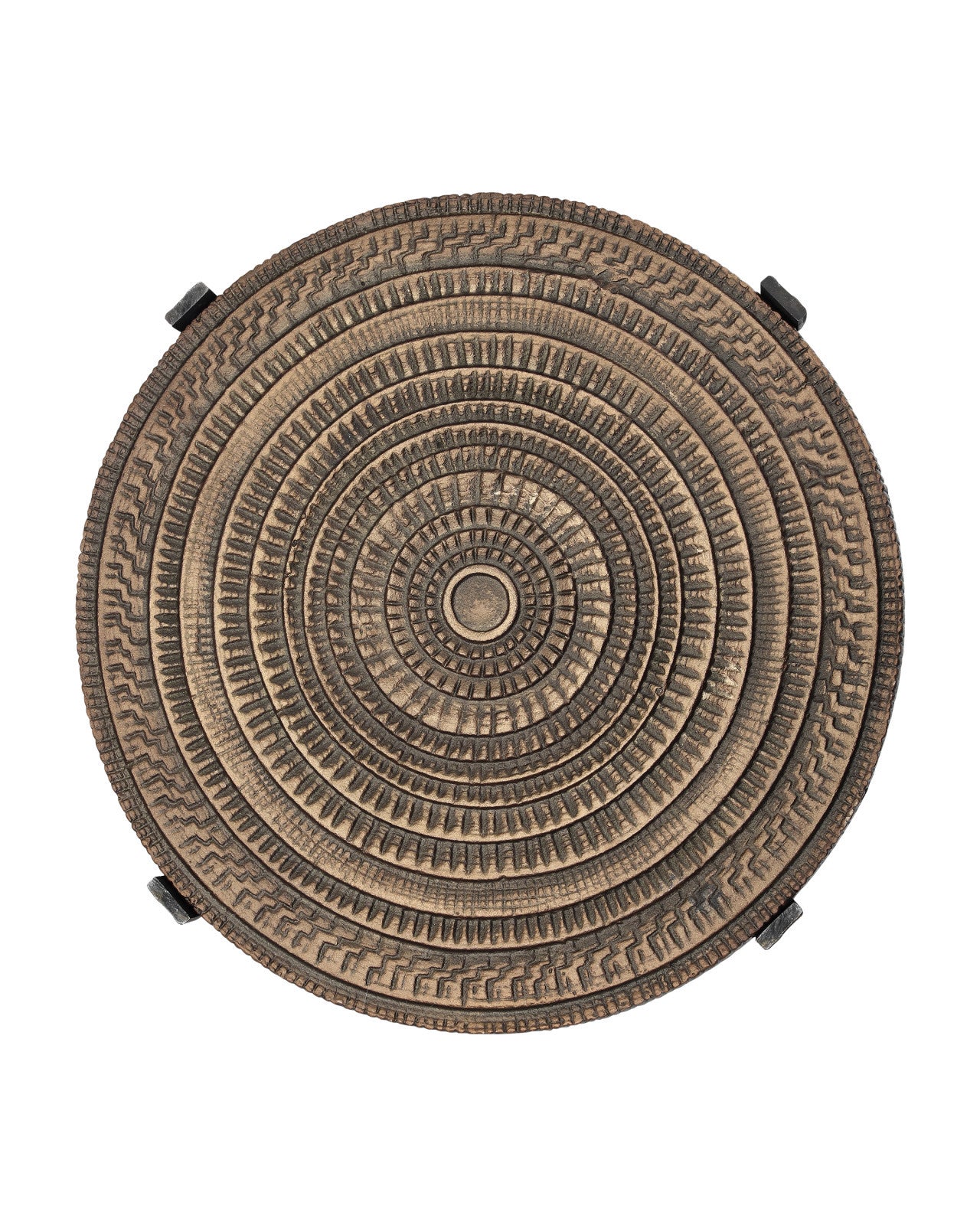 Currey & Company 22" Unity Cast Aluminum Accent Table