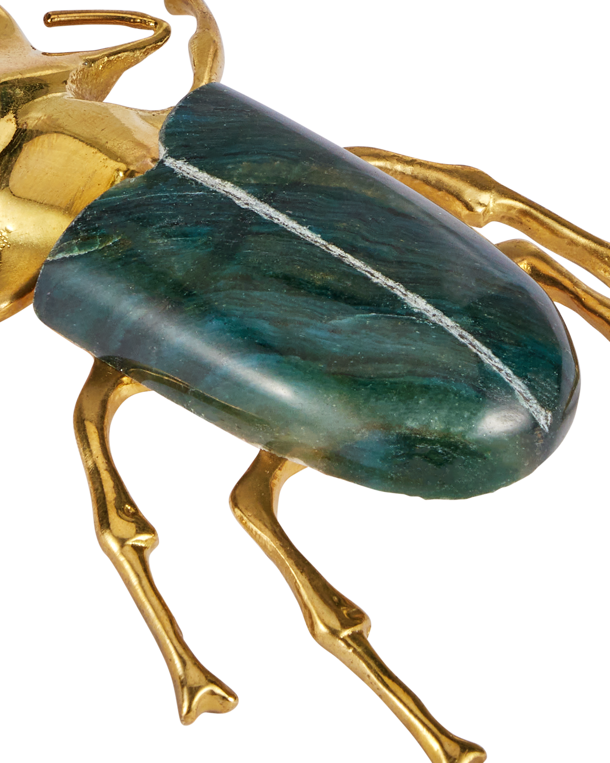 Currey & Company Brass Beetle Colony Set Of 3
