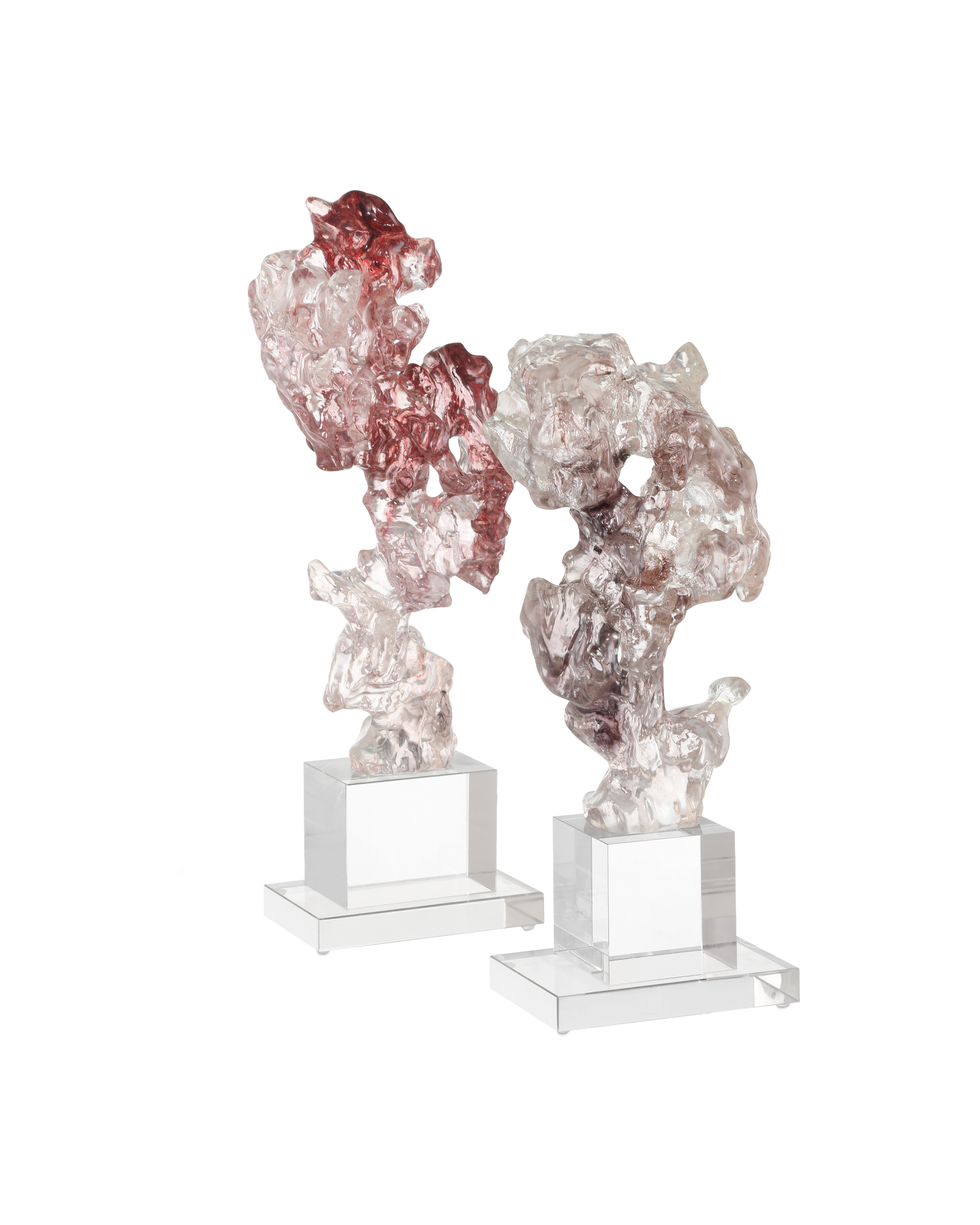 Currey And Company Faux Rock Crystal Sculpture