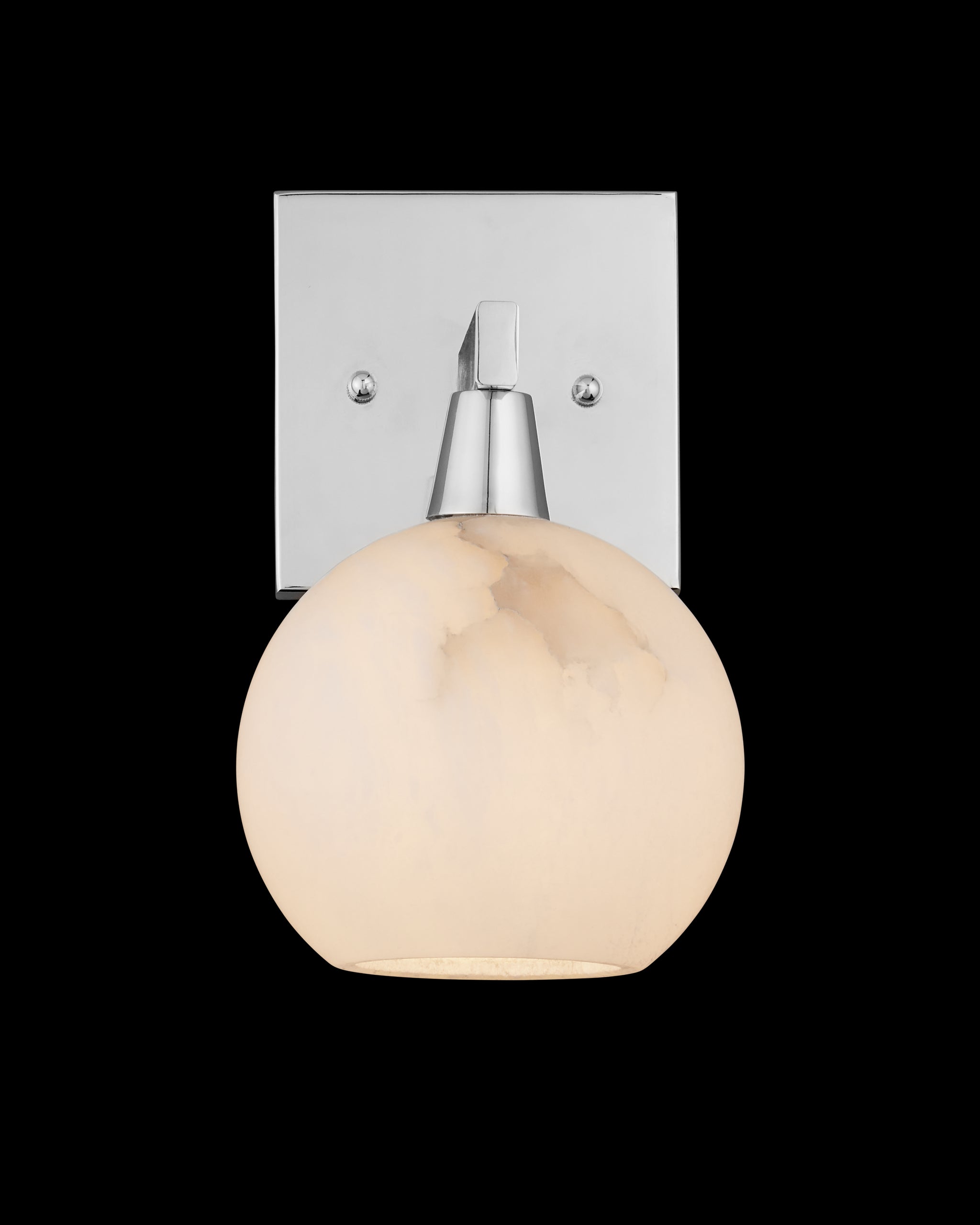Currey & Company Bombelles Nickel Bath Wall Sconce