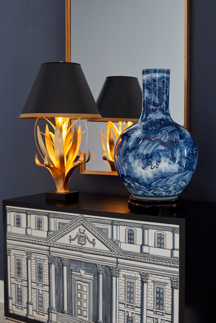 Wildwood Larry Laslo Lilith Lamp Gold Leaf