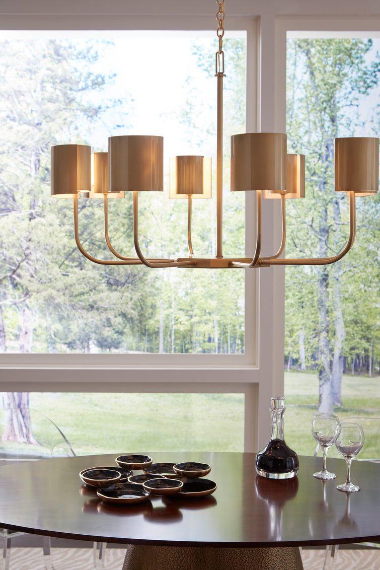 Wildwood Castle Yard Chandelier - Brass