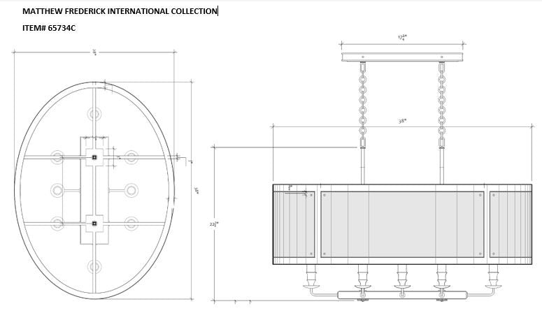 Frederick Cooper - High Street Chandelier