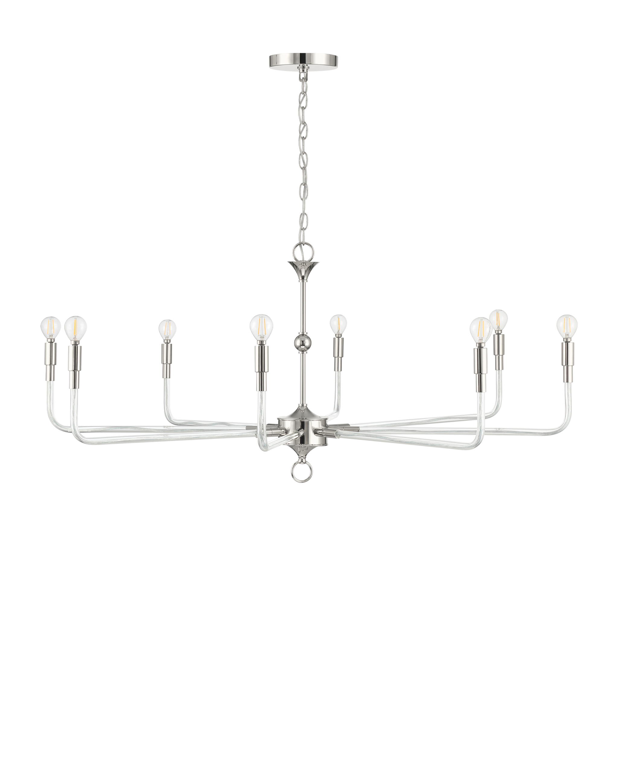 Currey & Company Nantucket Nickel Chandelier