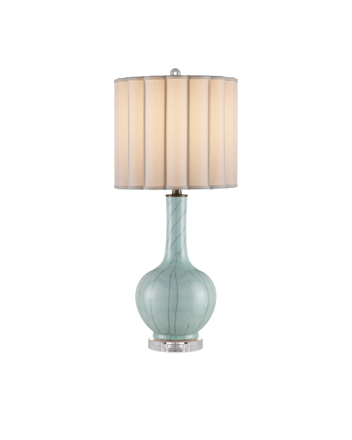 Currey & Company Celadon Crackle Table Lamp