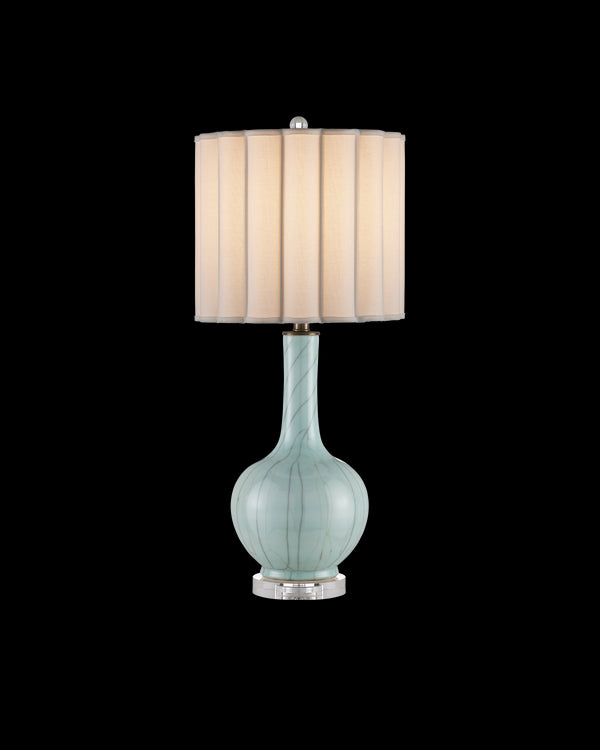 Currey & Company Celadon Crackle Table Lamp