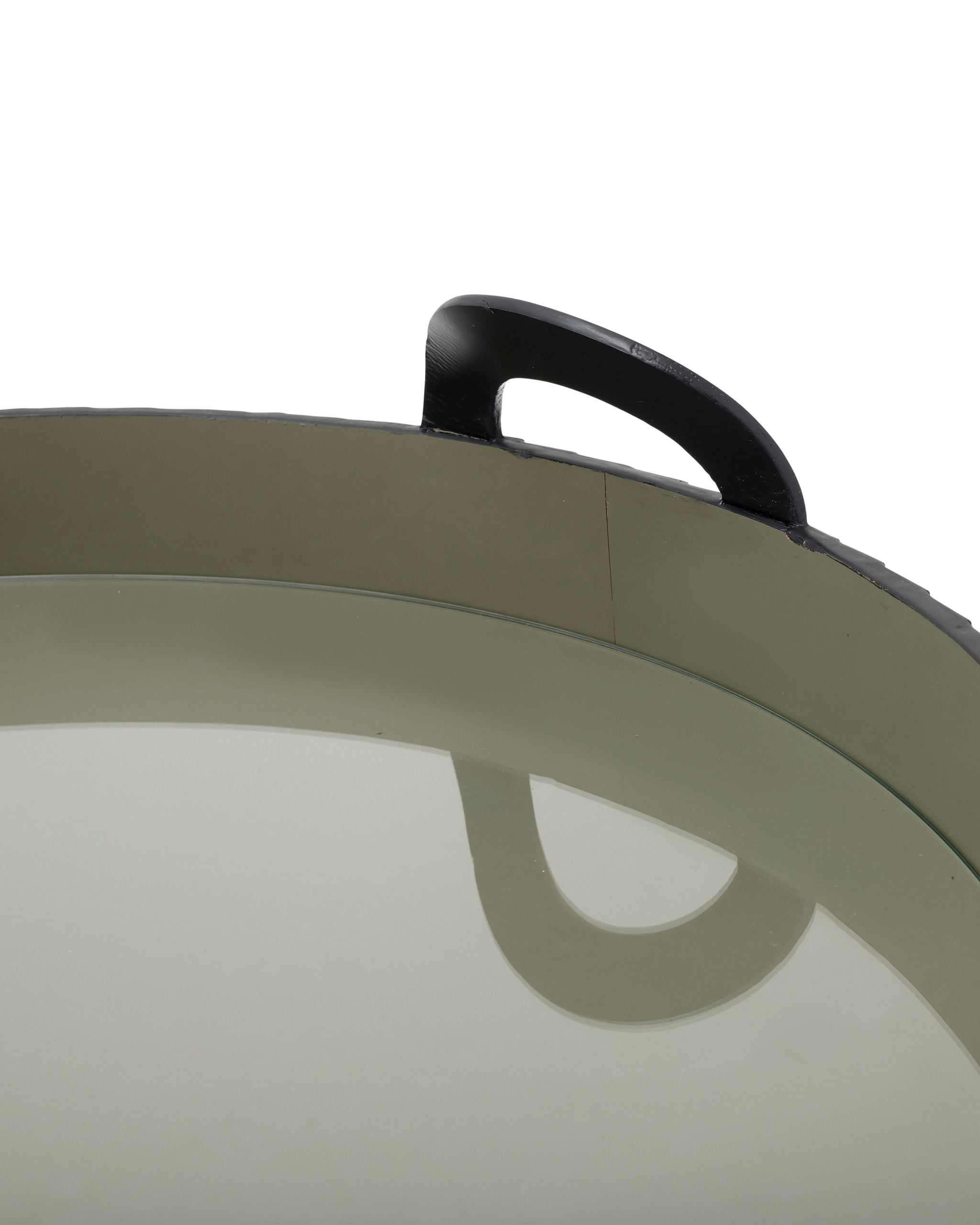 Currey & Company Cuoio Round Tray