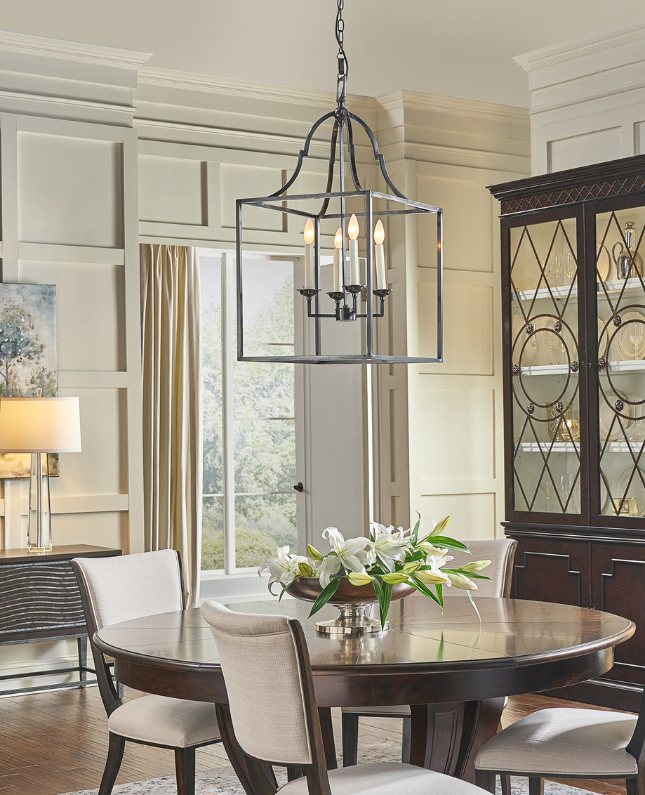 Wildwood Winston Pendant Light Chandelier in Dark Bronze