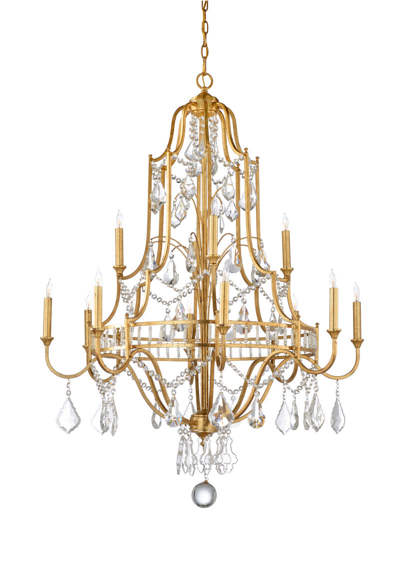Wildwood Buckhead Chandelier, Large 12 Lights