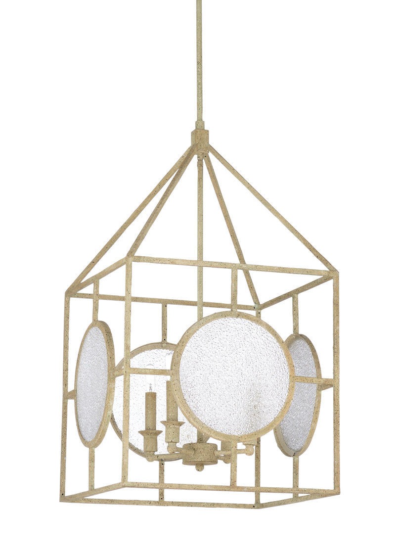 Wildwood - Duxberry Lantern - Aged White