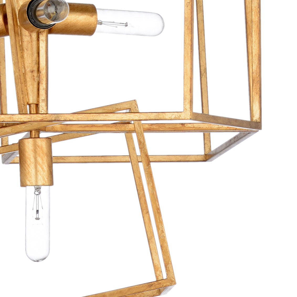 Wildwood Cubist Chandelier Gold