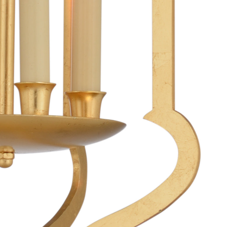 Wildwood Odalisque Gold Lantern Chandelier