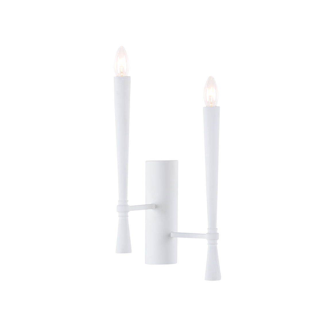 Wildwood Dumas Plaster Sconce White (Right)