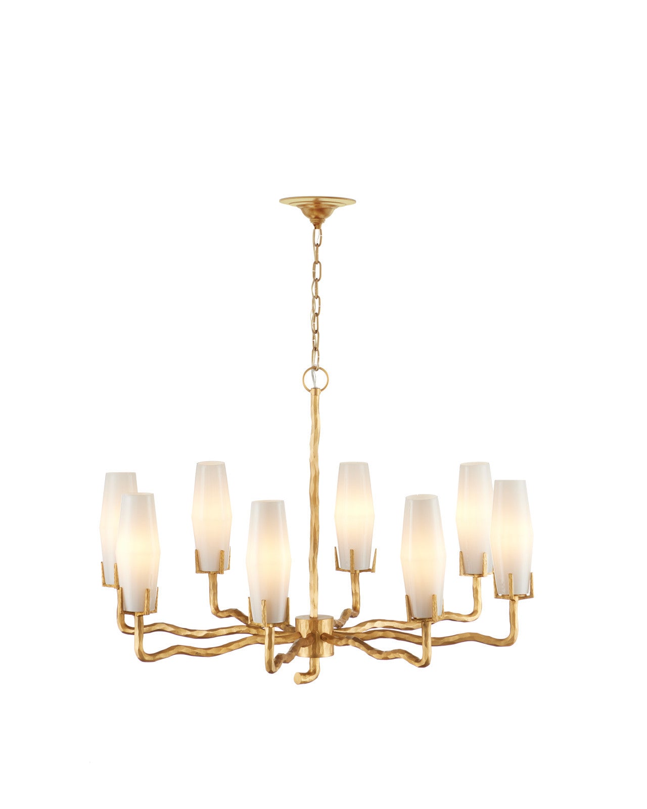 Currey & Company 36" Mathilda 8 Light Chandelier