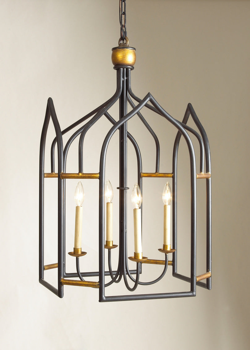 Chelsea House Bill Cain Seville Lantern Black/Gold