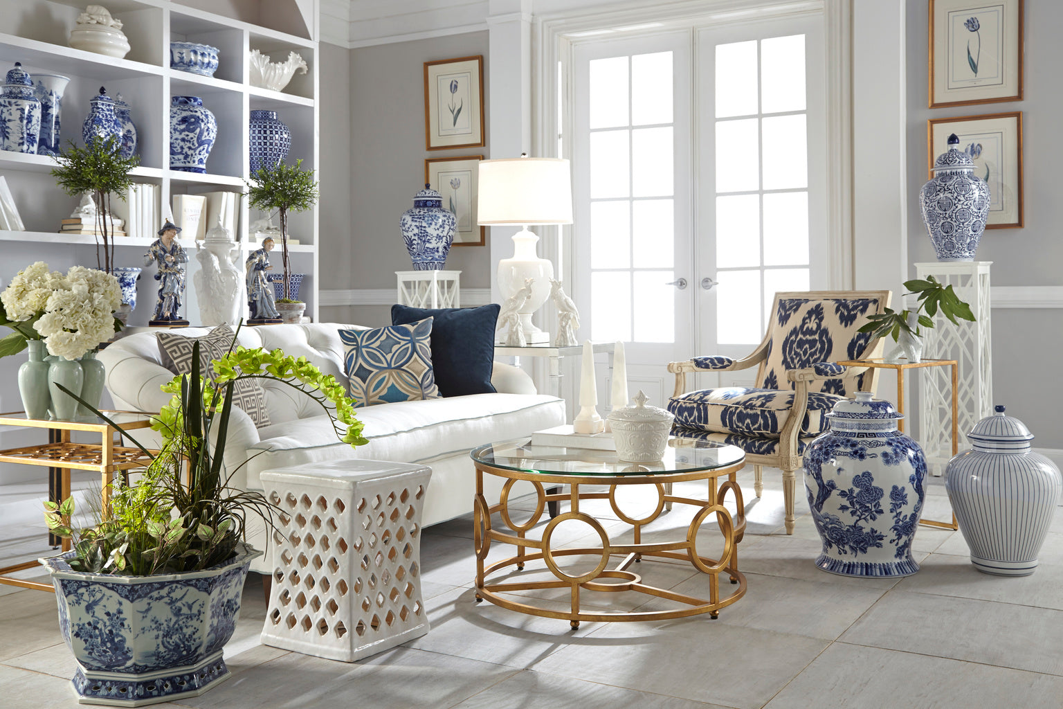 Chelsea House - Greenwich Ceramic Lamp