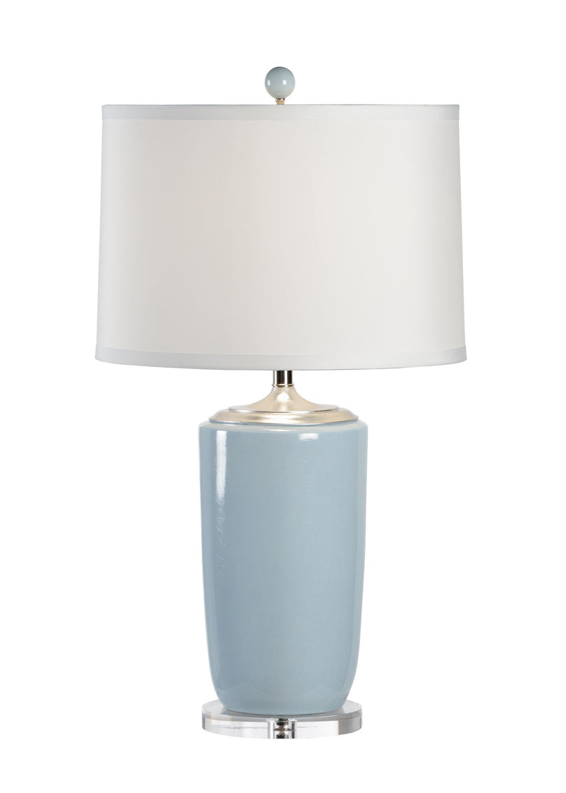 Chelsea House Lisa Kahn Large Blue Vase Lamp