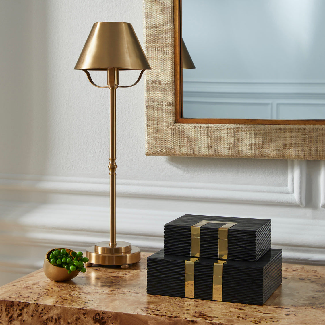 Chelsea House Hayes Tarnished Brass Table Lamp