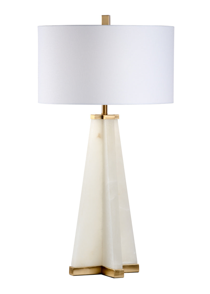 Chelsea House - Alabaster Pyramid Lamp