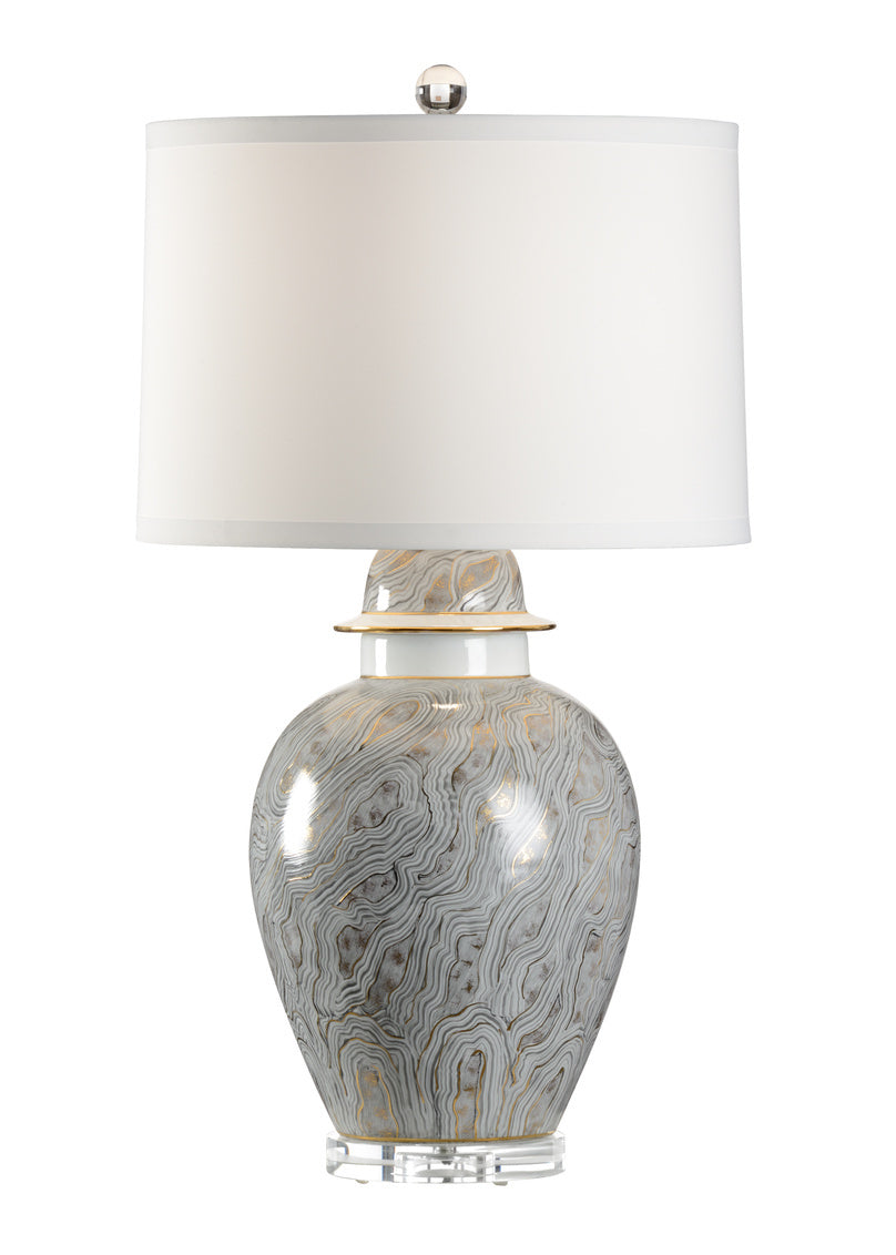 Chelsea House - Gray Marblized Lamp