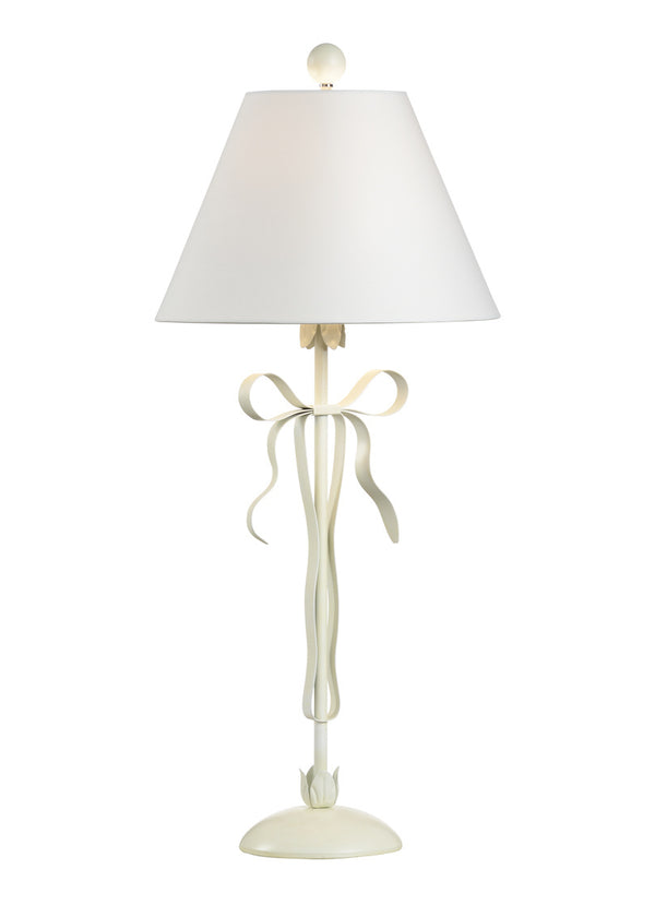 Chelsea House Bow Lamp White