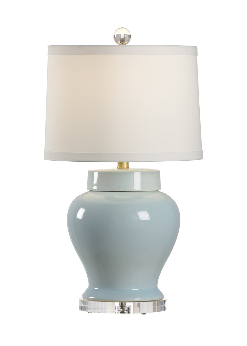 Chelsea House - Lumberton Vase Lamp - Blue
