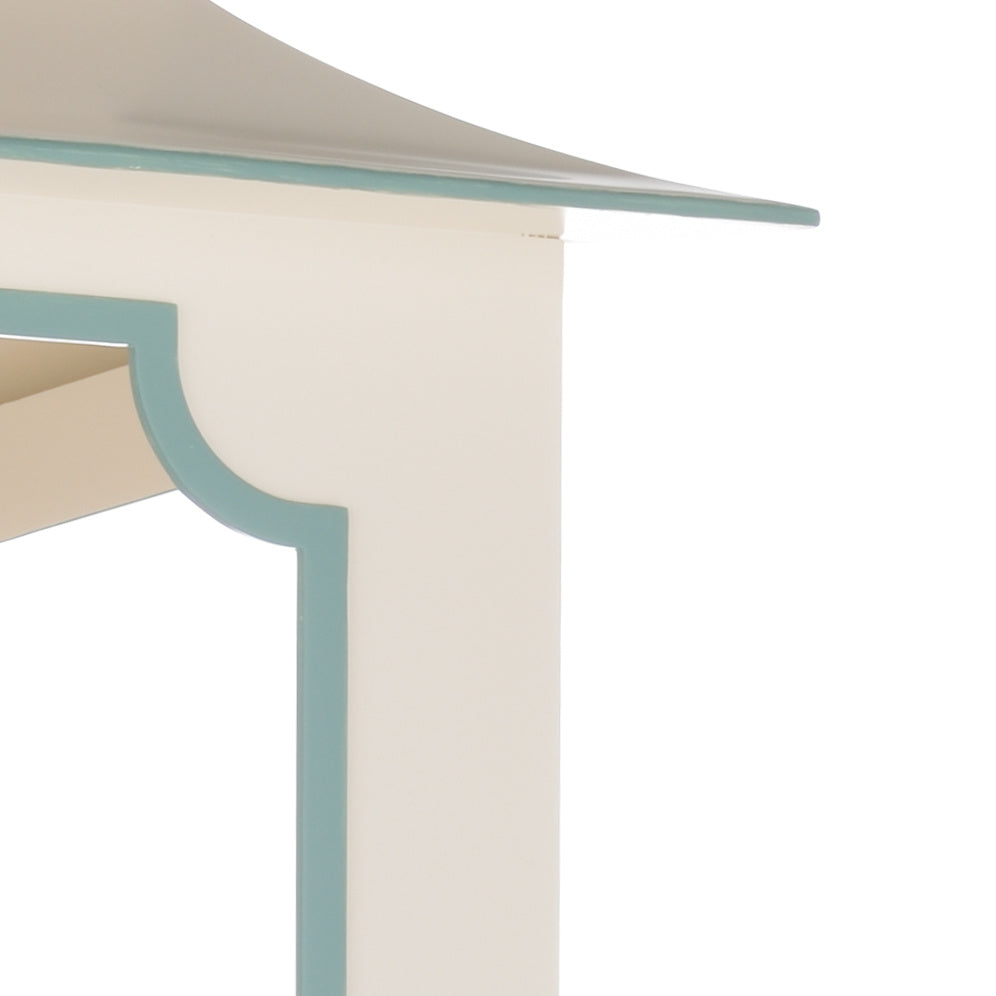 Chelsea House - Tole Pagoda Lantern - Cream