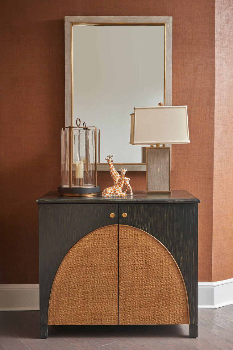 Chelsea House Gray Shagreen Lamp